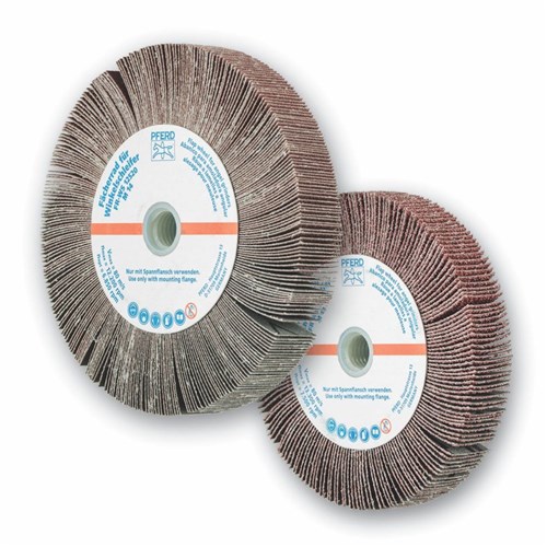 PFERD Flap Wheels For Angle Grinders M14 Thread - Aluminium Oxide