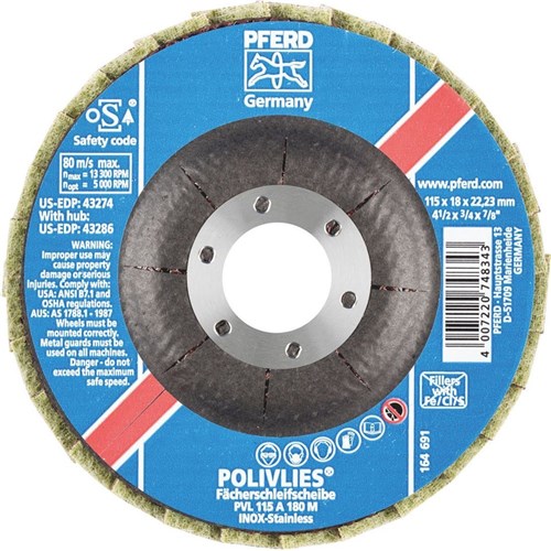 PFERD POLIVLIES Surface Conditioning Flap Discs