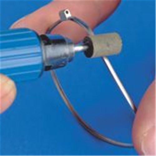 PFERD POLIFLEX Mounted Points 3mm shank Leather Type 120 Grit