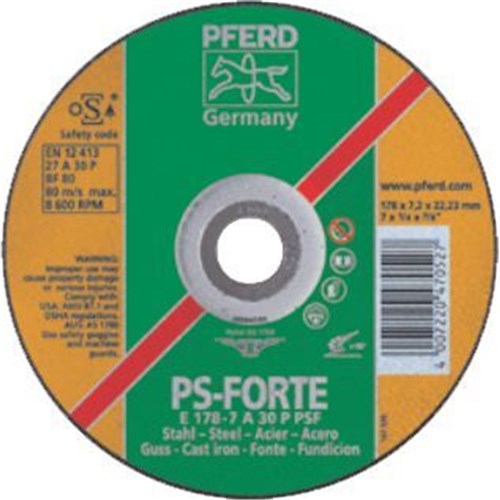 PFERD Grinding Wheels General Purpose - Depressed Centre - STONE