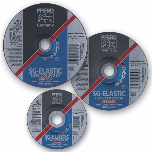 PFERD Grinding Ceramic Wheels Premium - Depressed Centre - INOX / STEEL