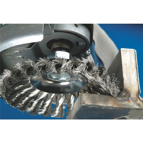 Flared Cup Brushes KBG - Twist Knot COMBITWIST INOX Wire - Various Sizes