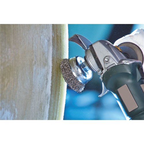 Cup Brushes TBU - Crimped INOX Wire - Various Sizes