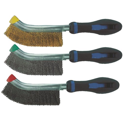 Curved Hand Scratch Brushes HBG - Economy Range - Plastic Handle - 265mm Various Types