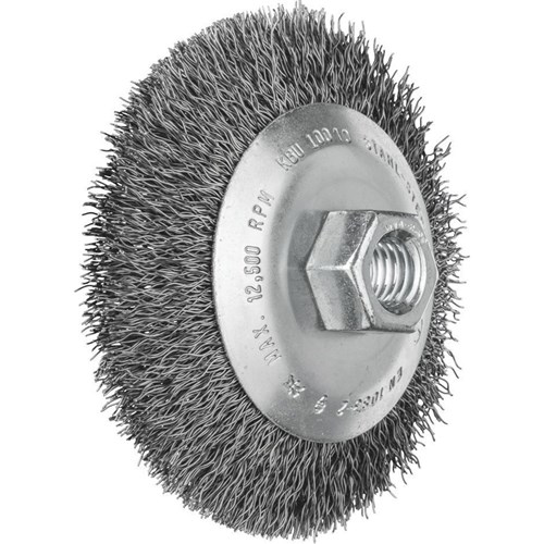 Flared Cup Brushes KBU - Crimped STEEL Wire