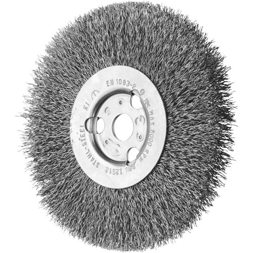 Wheel Brush RBU - Crimped STEEL Wire - For Use On Angle Grinders M14 Thread  RBU 12512/M14 ST 0.30 SG