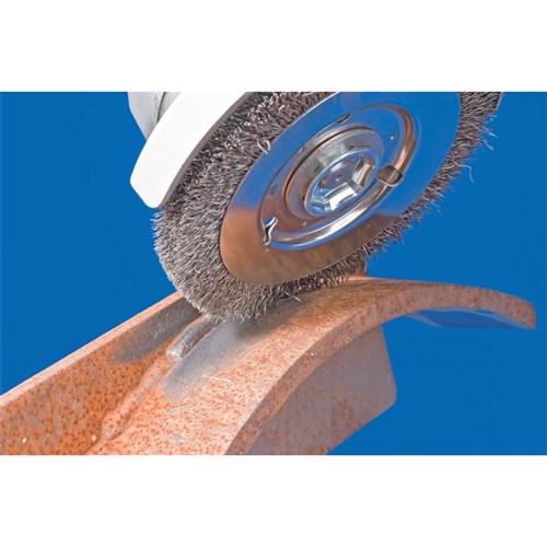 Wheel Brush RBU - Crimped STEEL Wire - For Use On Angle Grinders M14 Thread  RBU 12512/M14 ST 0.30 SG