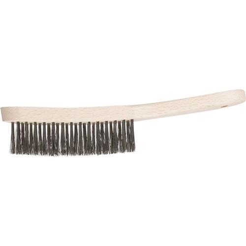 Converged Hand Scratch Brush - INOX Wire - Wooden Body 290mm  HBK 30 ST 0.35