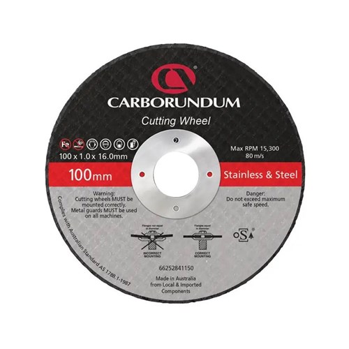 (PACK OF 10) CARBO 100 X 1 X 16 MET UTW ULTRA THIN DISCS