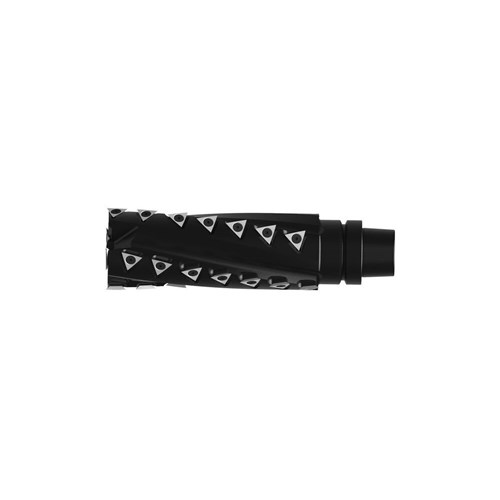 LEUCO MONOLITIC SHANK-TYPE CUTTER HSK 63E WITH TURNOVER KNIVES - T3-SYSTEM Ã?80X207.6X