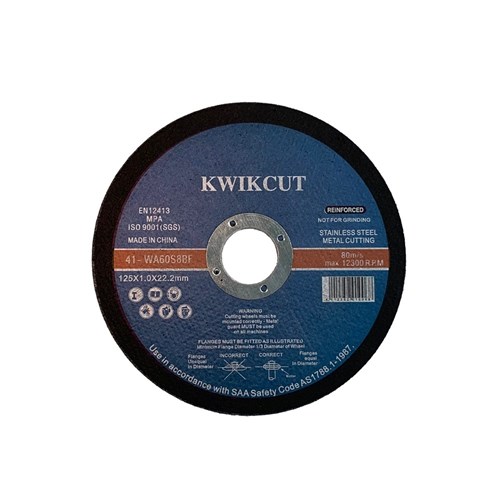 Abrasiflex CO063 SAWA Metal Cutting Wheels 125 x 1 x 22 WA/F60S I/F