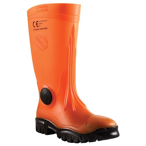 COMMANDER GUMBOOT WITH TOECAP - ORANGE
