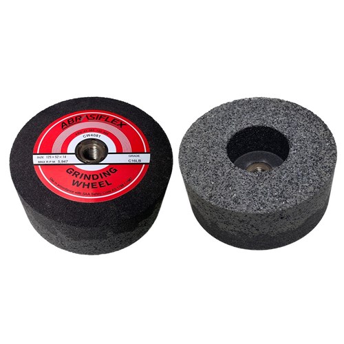 Abrasiflex CW4081 STRAIGHT CUP GRINDING WHEELS - FOR MASONARY / CERAMICS / CONCRETE  T6 125 x 50 x (14 x 2) C16LB