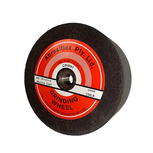 Abrasiflex CW4091 STRAIGHT CUP GRINDING WHEELS - FOR MASONARY / CERAMICS / CONCRETE  T6 125 x 50 x (14 x 2) C60LB