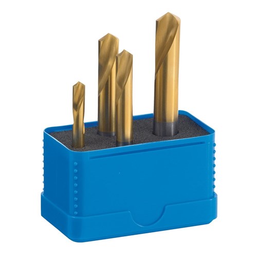SUTTON DRILL D176 SPOTTING HSS-CO-TIN 120-DEG SET 6-12MM 4PC