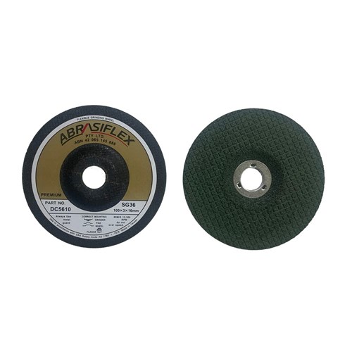 Abrasiflex DC5610 SG Depressed Centre Flexible Grinding Wheels - for  Stainless Steel and Titanium 100 x 3 x 16 SG36