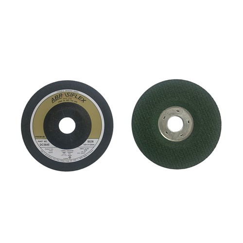 Abrasiflex DC5645 SG Depressed Centre Flexible Grinding Wheels - for  Stainless Steel and Titanium 125 x 3 x 22 SG36