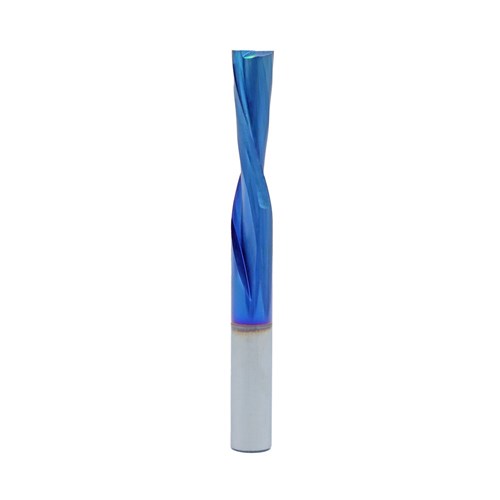 FAST BLUE DOWNCUT FINISHING SPIRAL 6.35MM X 22MM X 60MM X 2 FLUTE X 1/4