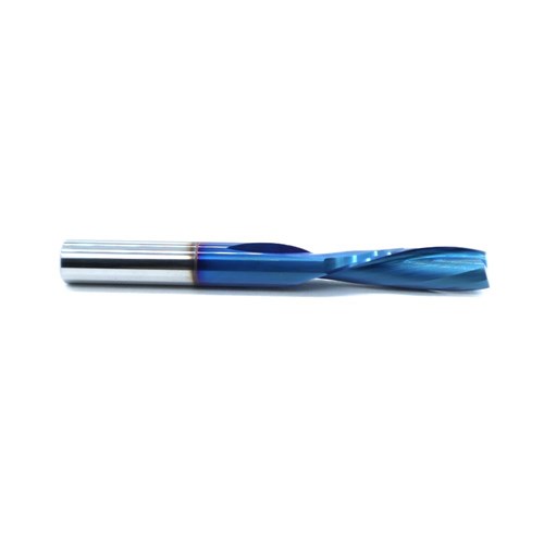 FAST BLUE DOWNCUT FINISHING SPIRAL 6.35MM X 22MM X 60MM X 2 FLUTE X 1/4