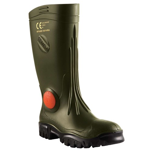 FOREMAN GUMBOOT WITH TOECAP - GREEN
