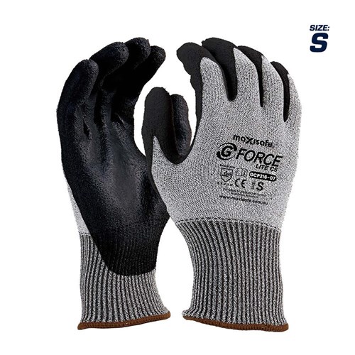 MAXISAFE GCP216-S G-Force Lite C5 Glove CUT D GLOVE WITH POLYURETHANE PALM - SMALL