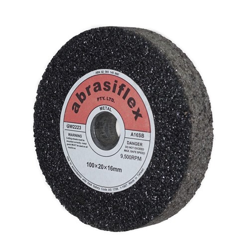 Abrasiflex GW2223 STRAIGHT PORTABLE GRINDING WHEELS  T1 100 x 20 x 16 A16RB