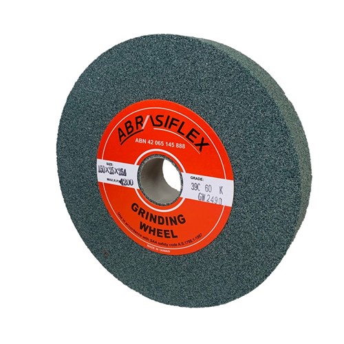 Abrasiflex GW2490 STRAIGHT GRINDING WHEELS - FOR GRINDING TUNGSTEN CARBIDE  T1 150 x 25 x 25.4 39C60KV
