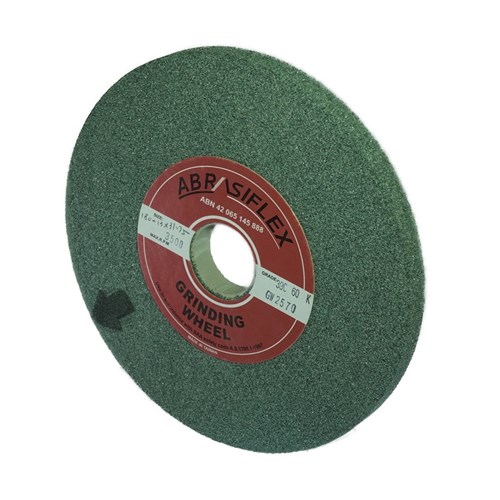Abrasiflex GW2570 STRAIGHT GRINDING WHEELS - FOR GRINDING TUNGSTEN CARBIDE  T1 180 x 13 x 31.75 39C60KV