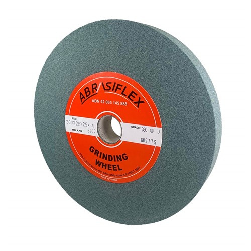 Abrasiflex GW2775 STRAIGHT GRINDING WHEELS - FOR GRINDING TUNGSTEN CARBIDE  T1 200 x 25 x 25.4 39C100J
