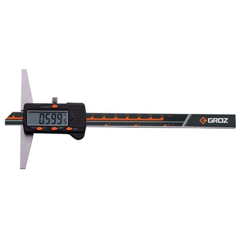 DDG/8 GROZ DIGITAL DEPTH GAUGE, WITHOUT HOOK, 0-8/0-200MM 0.0005/0.01MM, BAS