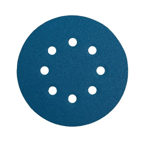 Abrasiflex HK28082 Revcut Blue Velstick Sanding Disc 125mm 8 Hole P80
