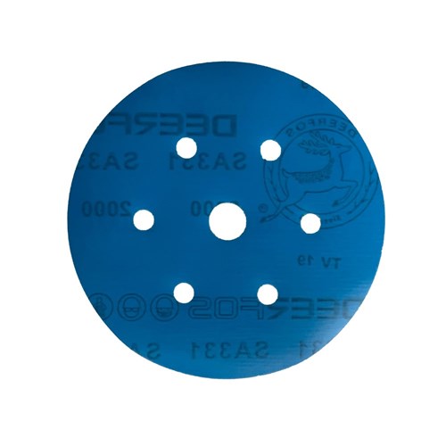 Abrasiflex HK28685 Revcut Blue Velstick Sanding Disc 150mm x 7 Hole P2000