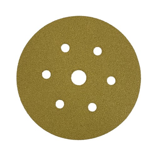 Abrasiflex HK28710 Deerfos Gold Velstick Sanding Disc 150mm x 7H P60