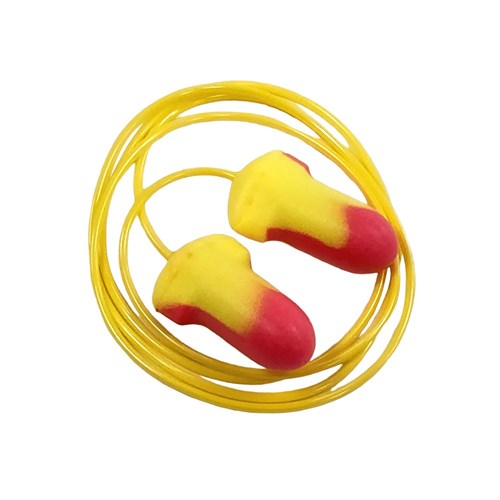 COMFORTLITE T-SHAPE CORDED EARPLUGS, CLASS 5 26DB BOX OF 100 PAIRS