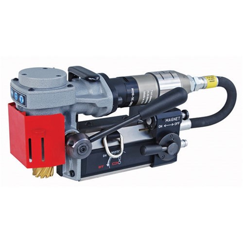 HOLEMAKER AIR 35. PNEUMATIC MAGNETIC BASE ANGLE DRILL. CAP: 35MM DIA X 25MM