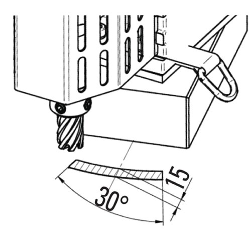 HOLEMAKER PRO75 SWIVEL BASE REVERSIBLE MAGNETIC DRILL. 240V. 3MT. CAP: 75MM DIA X 75MM