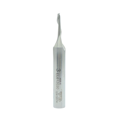LT12030 3mm X 8mm X 12mm X 60mm HSS ENDMILL 1 FL FOR ALUMINIUM
