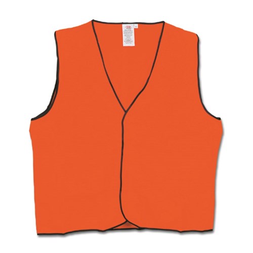 HI-VIS ORANGE SAFETY VEST - DAY USE