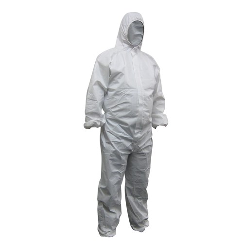MAXISAFE ORANGE POLYPROPYLENE DISPOSABLE COVERALLS - 2XLARGE