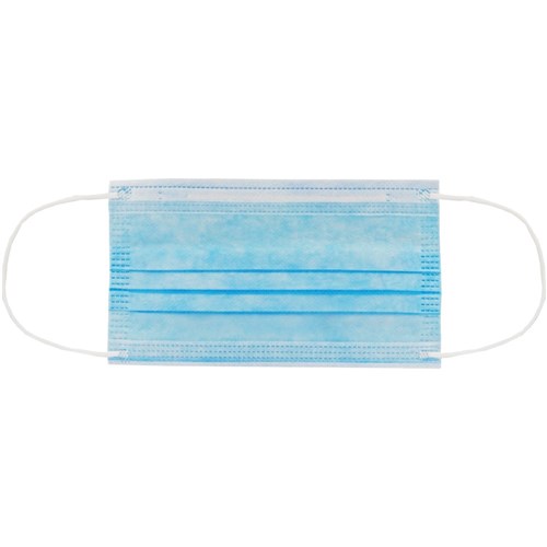 DISPOSABLE FACE MASK, TYPE 1 WITH EARLOOPS, BOX 50