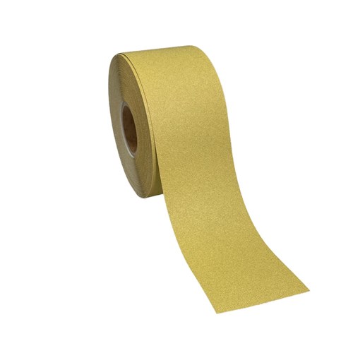 Abrasiflex RL61042 CA331 'C' Weight Revcut Gold Non-loading Paper Roll 115mm x 25m P180