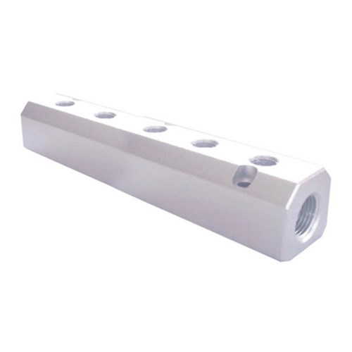 THB MANIFOLD, ALUMINIUM BODY, 5 OUTLETS