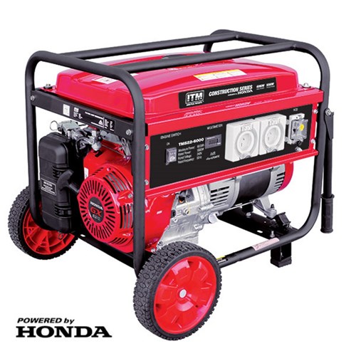 ITM 7.5KVA GENERATOR PETROL 6000 WATT PEAK WITH HONDA GX390 ENGINE