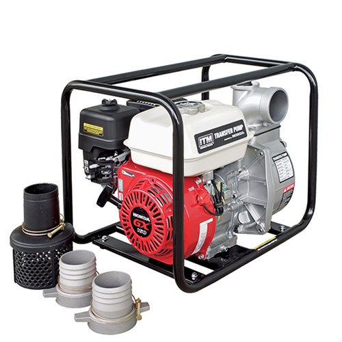 TM532-080 ITM WATER TRANSFER PUMP HIGH VOLUME PETROL 5.5HP GX160 HONDA 80MM 60,000 L/H
