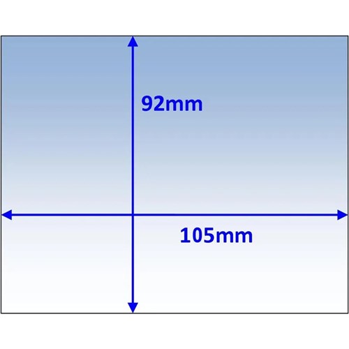 WC-05322 - WELDCLASS PROMAX 500 CLEAR INNER LENS 105X92MM (PACK OF 5)