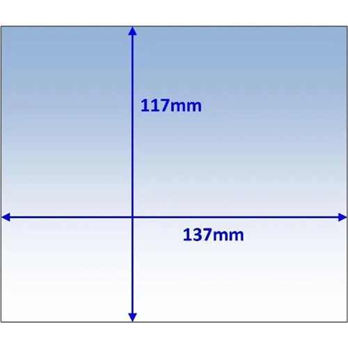 WELDCLASS PROMAX 500 CLEAR OUTER LENS 137X117MM (PACK OF 10)