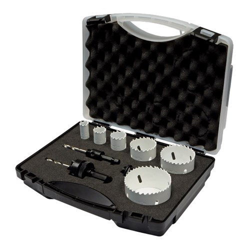 UNIKUT BI-METAL HOLESAW SET - PLUMBERS COPPER - 9 PIECE