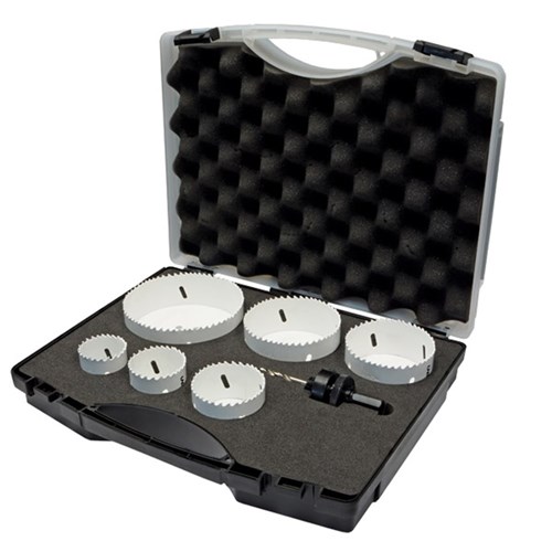 UNIKUT BI-METAL HOLESAW SET - PLUMBERS PVC - 7 PIECE